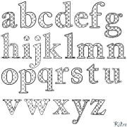 алфавит Басып Чыгарууга Боёо Барактар